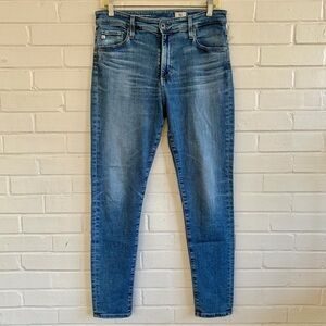 Adriano Goldschmied Farrah High-Rise Skinny Ankle Jeans, SZ 31R EUC, STRETCHY